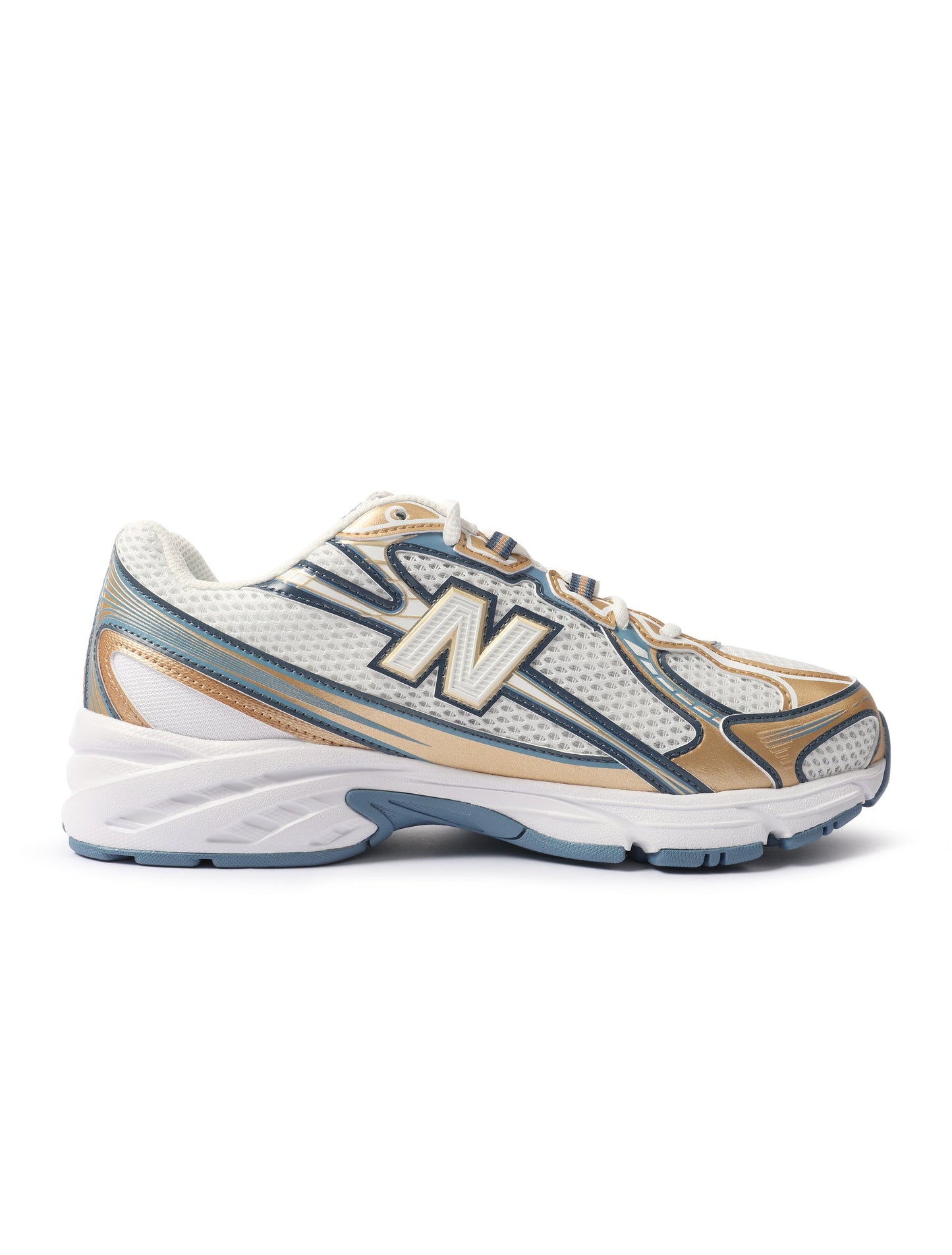 New Balance Mens 740 Shoes - Heron Blue Denim Exchange