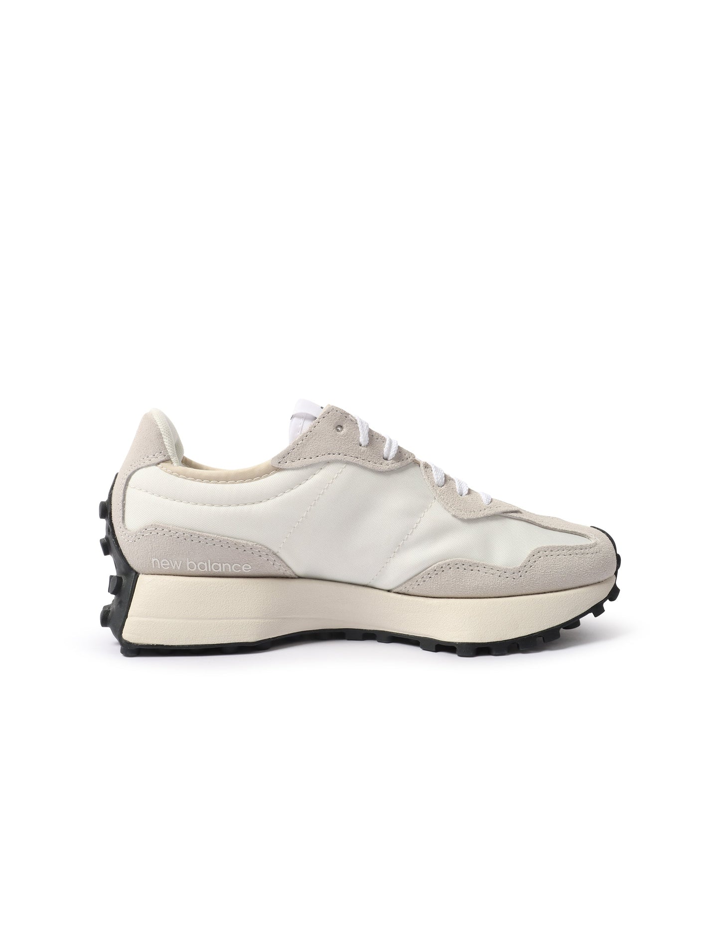 New Balance Womens 327 Shoes - White/Black Denim Exchange