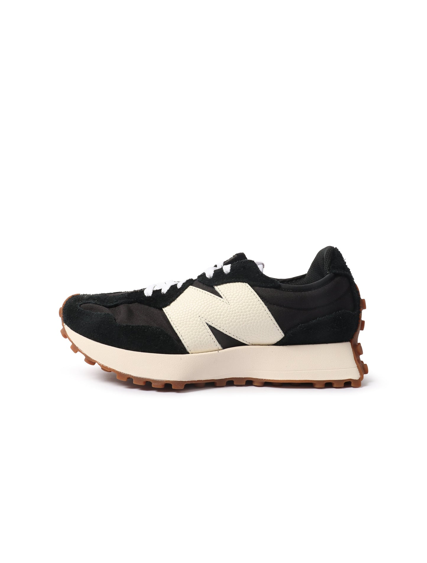 New Balance Womens 327 - Black/White Denim Exchange