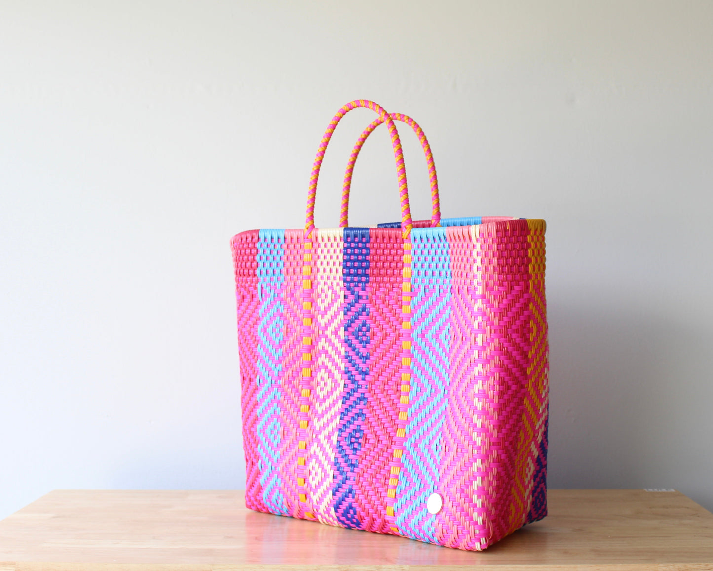 Playa XL Tote – Bright Diamond Weave MexiMexi