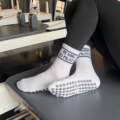 Be Kind, Do Pilates Grip Socks Ivy + Cloth