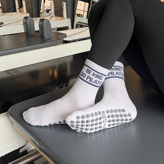 Be Kind, Do Pilates Grip Socks Ivy + Cloth