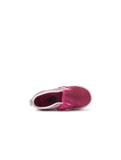 Vans (PS) Classic Slip On - Glitter Raspberry Denim Exchange