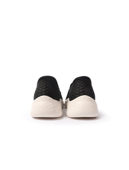 Skechers Women's Walk Flex Shoes - Black/White Denim Exchange