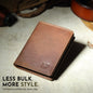 Buffalo Leather Men's Wallet - Vertical Classy Leather Bags