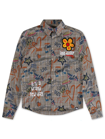 Kleep Velo L.T.K Shirt - Plaid Denim Exchange