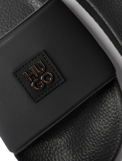 Hugo Timein Sandals - Black Denim Exchange