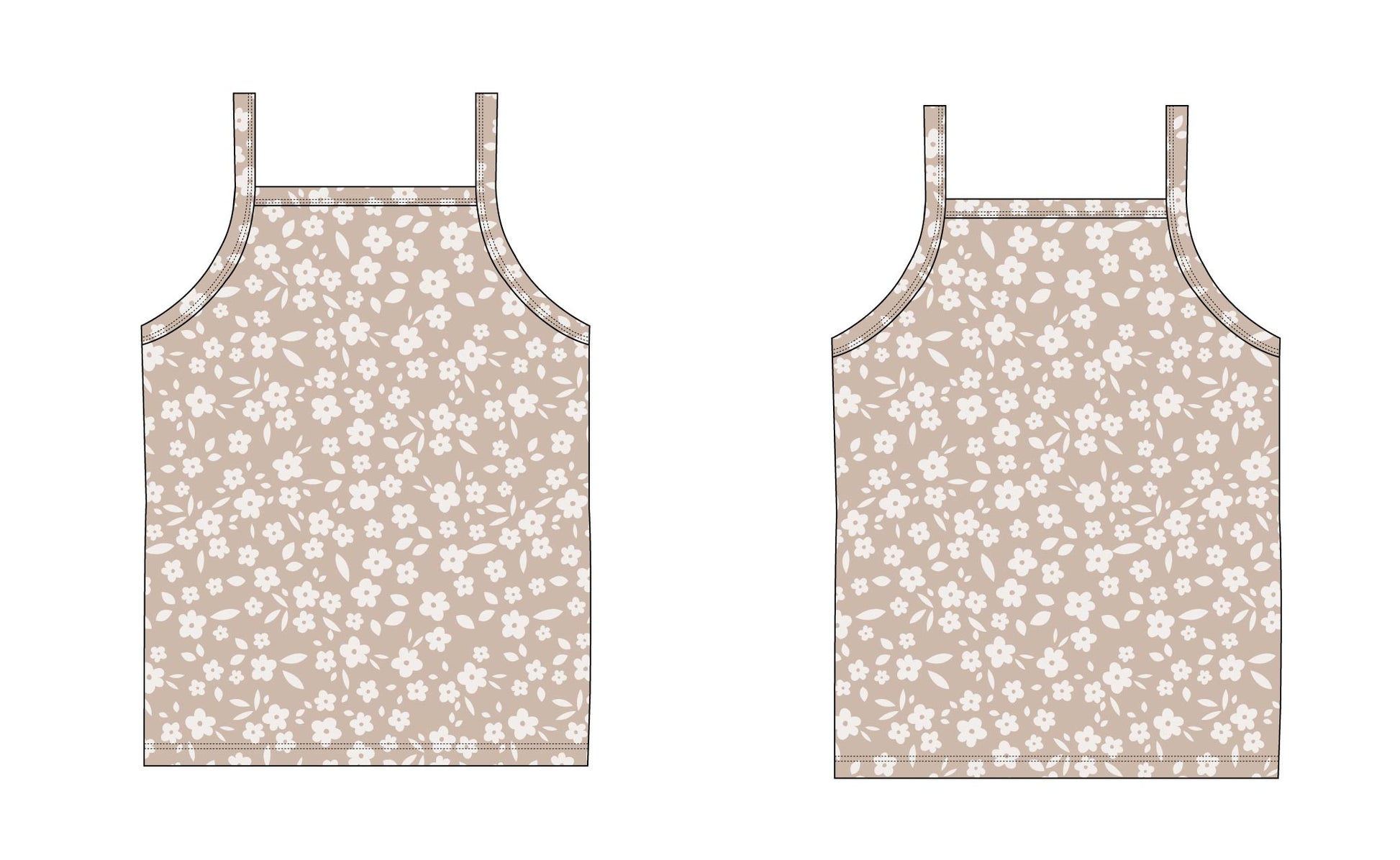 Calista - Bamboo Tank Blush Lotus