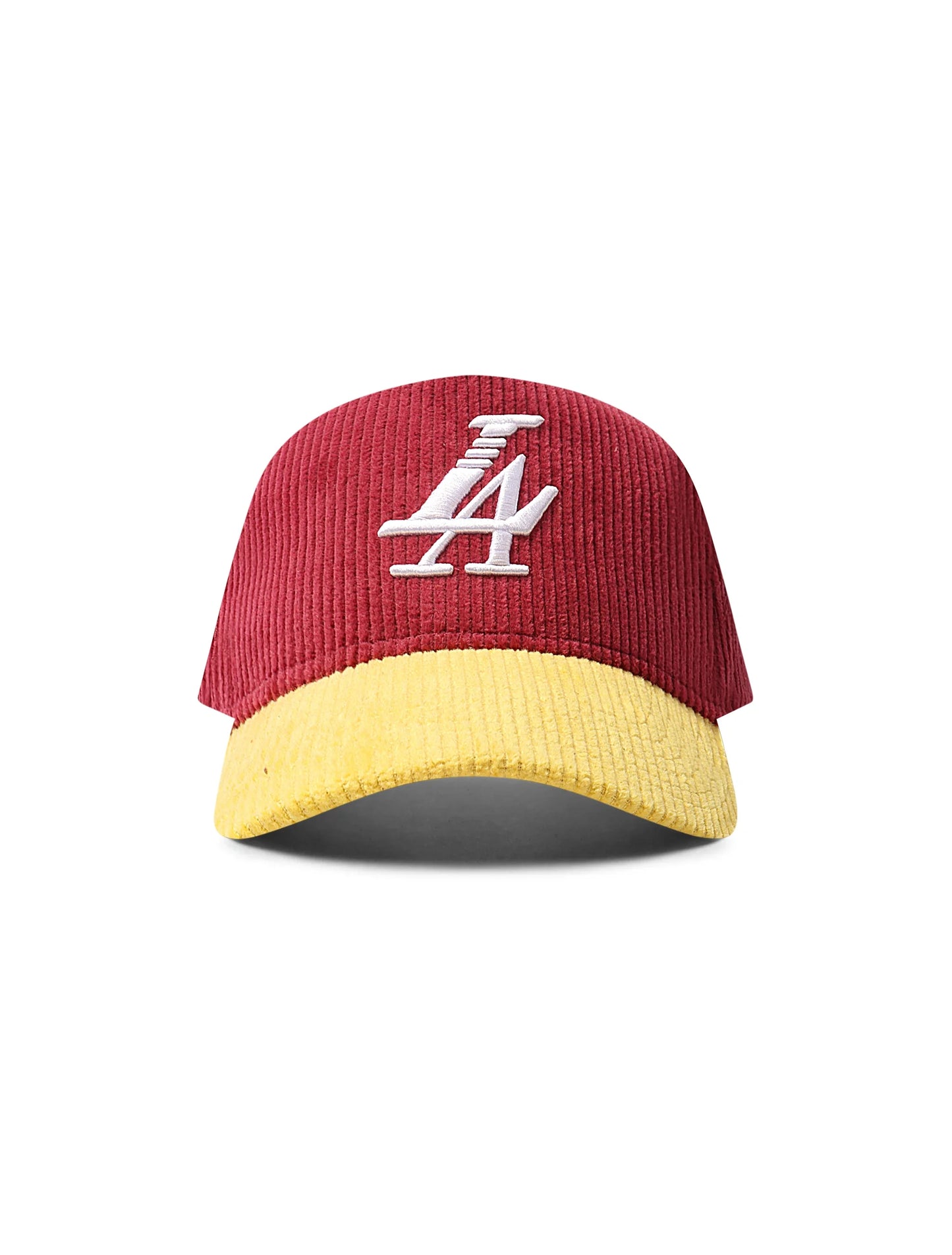 Reference Paradise La Corduroy Hat - Burgundy/Yellow Denim Exchange