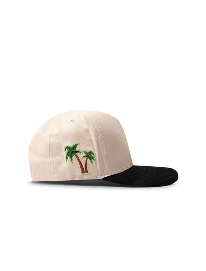 Reference Paradise La Crystals Hat - Cream/Black Corduroy Denim Exchange
