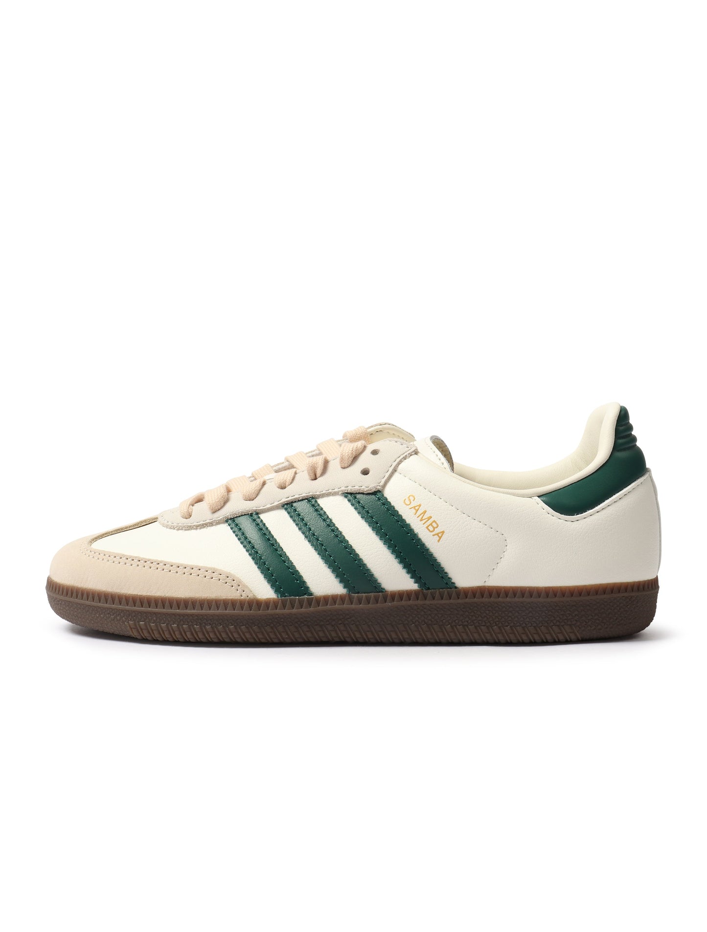 Adidas Women's Samba OG - White/Green Sand Denim Exchange