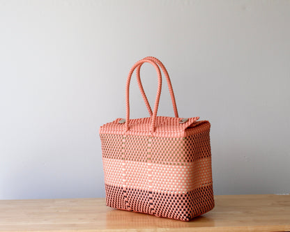 Cecilia Handwoven Handbag - Earthy Peach MexiMexi