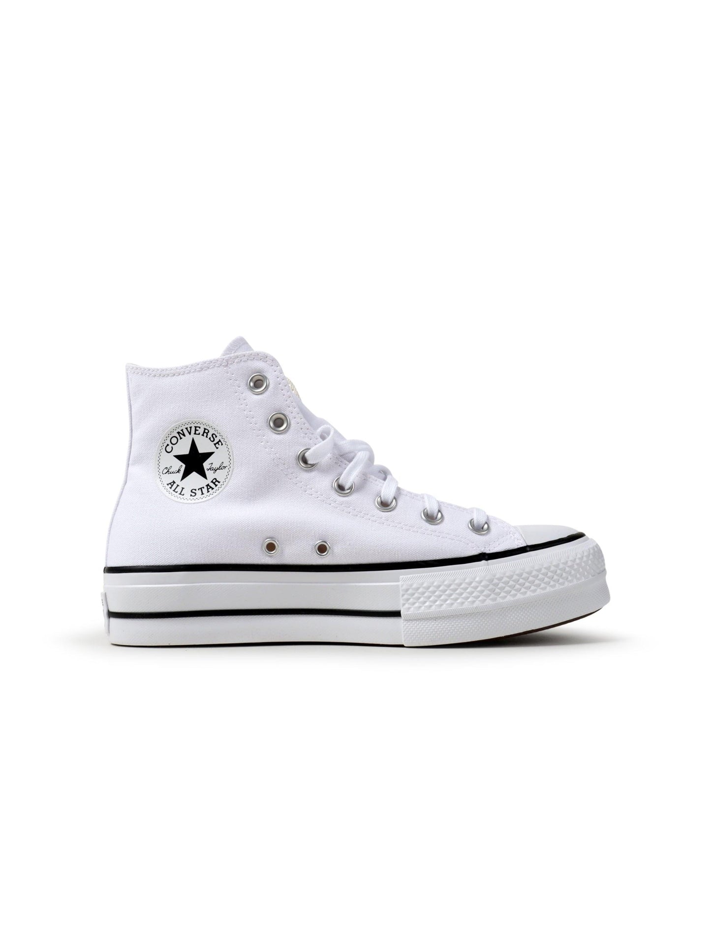 Converse Womens Chuck Taylor All Star Hi Lift Platform - White Denim Exchange