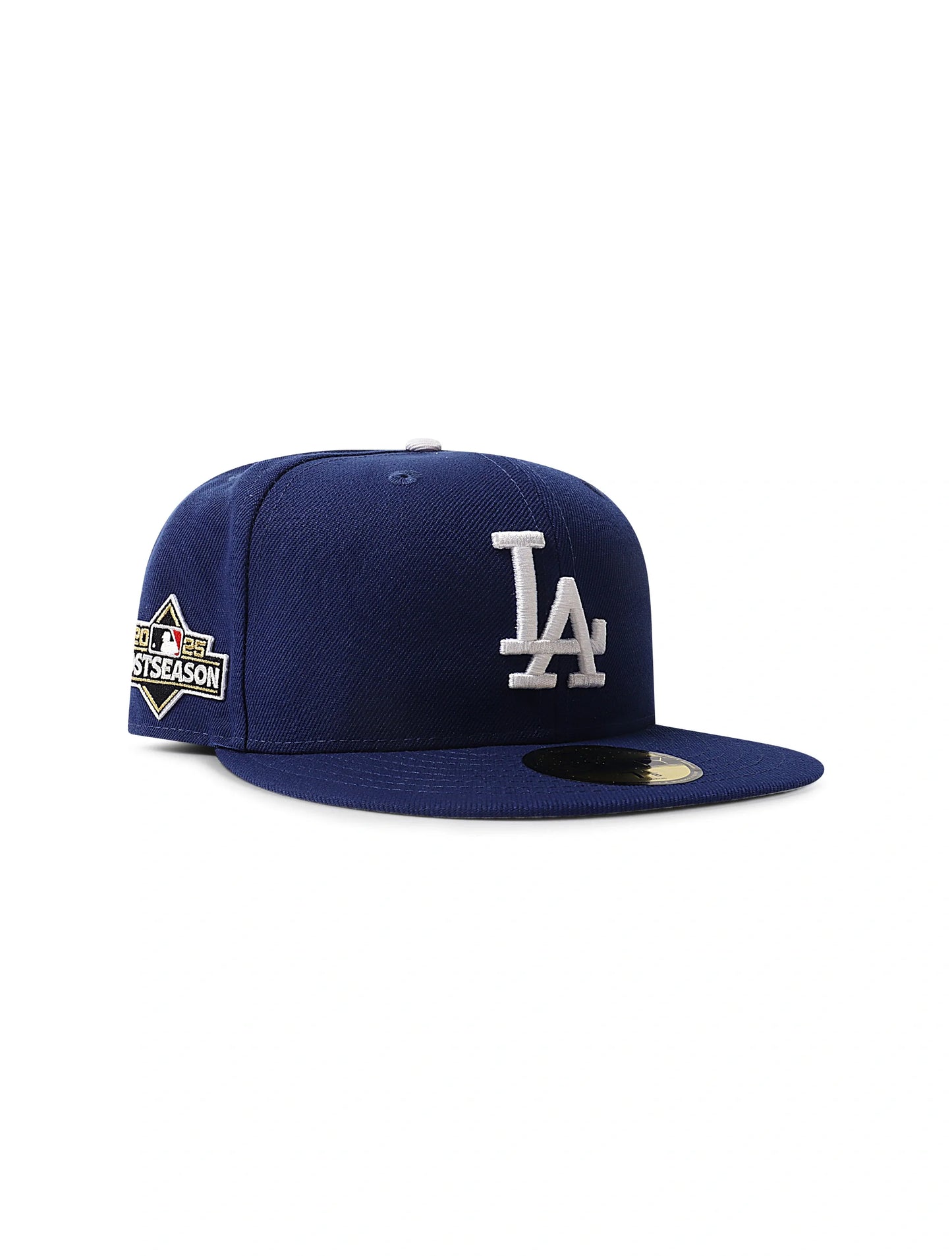 New Era 5950 LA Dodgers Post Season 2025 Fitted Hat - Blue Denim Exchange