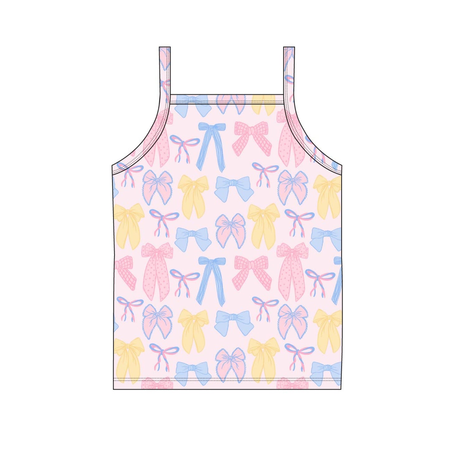 Madelyn - Bamboo Tank Blush Lotus