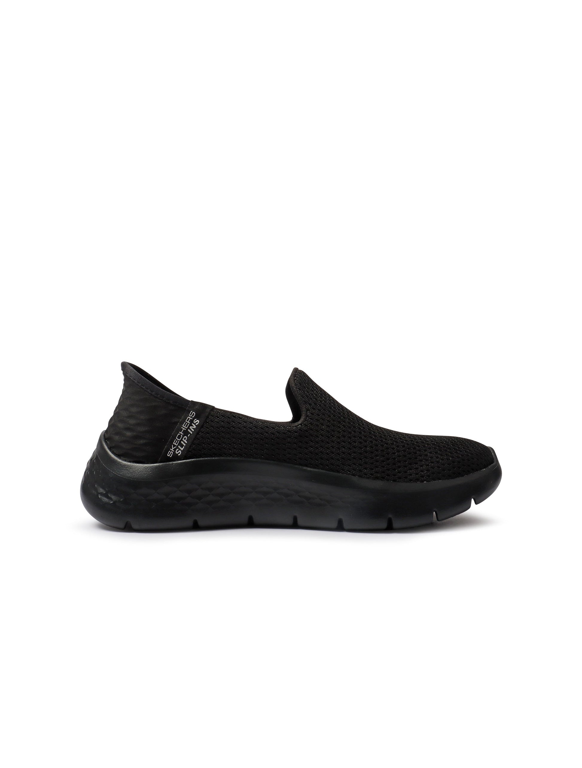 Skechers Womens Walk Flex Shoes - Black Denim Exchange