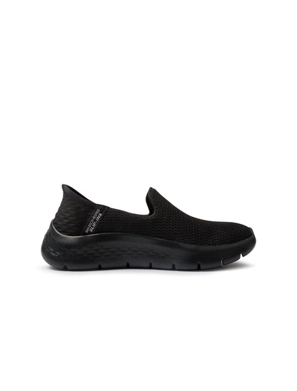 Skechers Womens Walk Flex Shoes - Black Denim Exchange