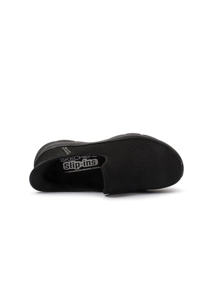 Skechers Womens Walk Flex Shoes - Black Denim Exchange