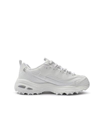 Skechers Womens D'Lites Fresh Start Shoes - White Denim Exchange