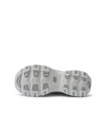 Skechers Womens D'Lites Fresh Start Shoes - White Denim Exchange