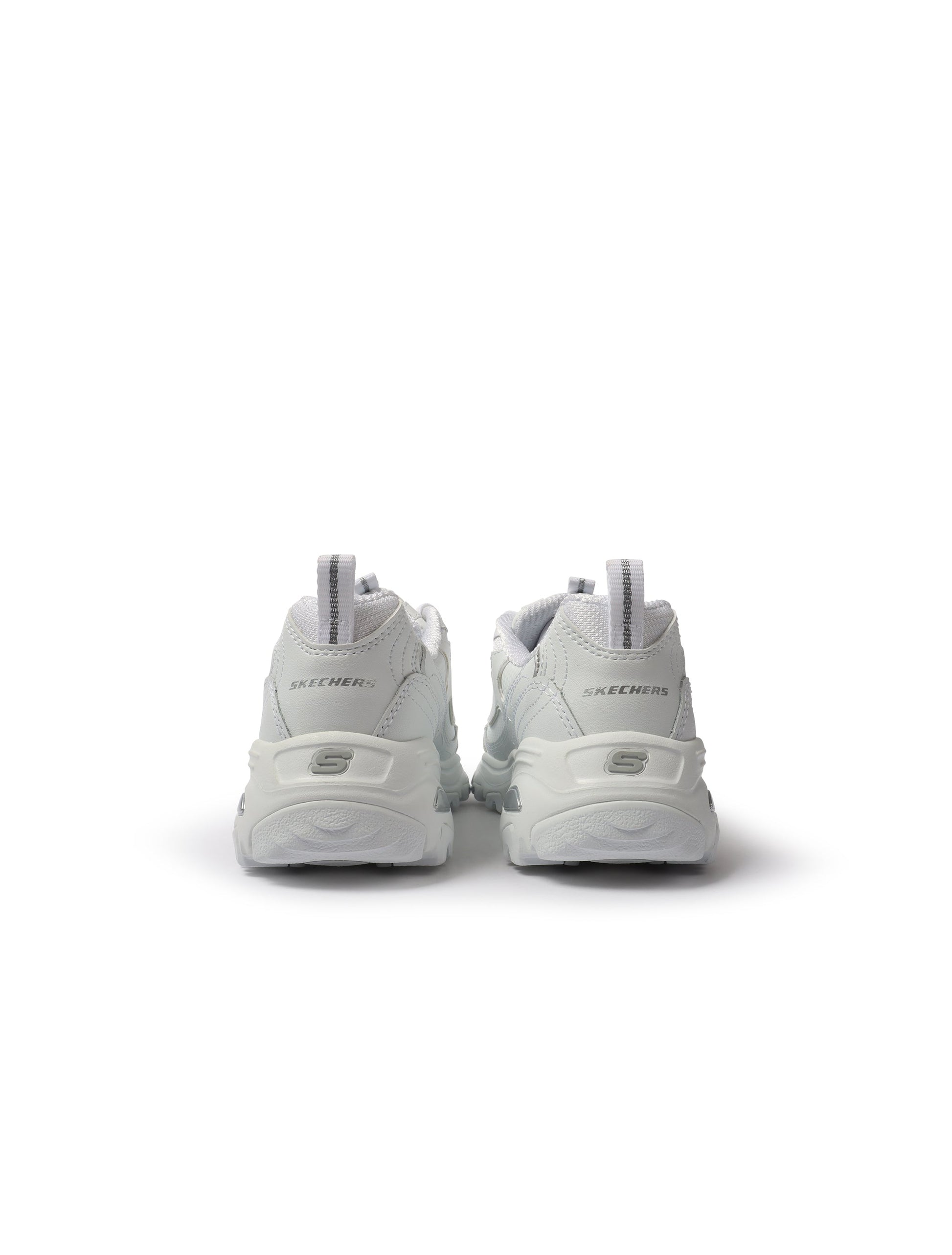 Skechers Womens D'Lites Fresh Start Shoes - White Denim Exchange