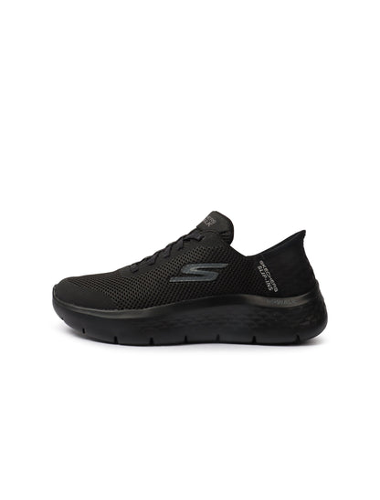 Skechers Womens Go Walk Flex Grand Entry - Black Denim Exchange