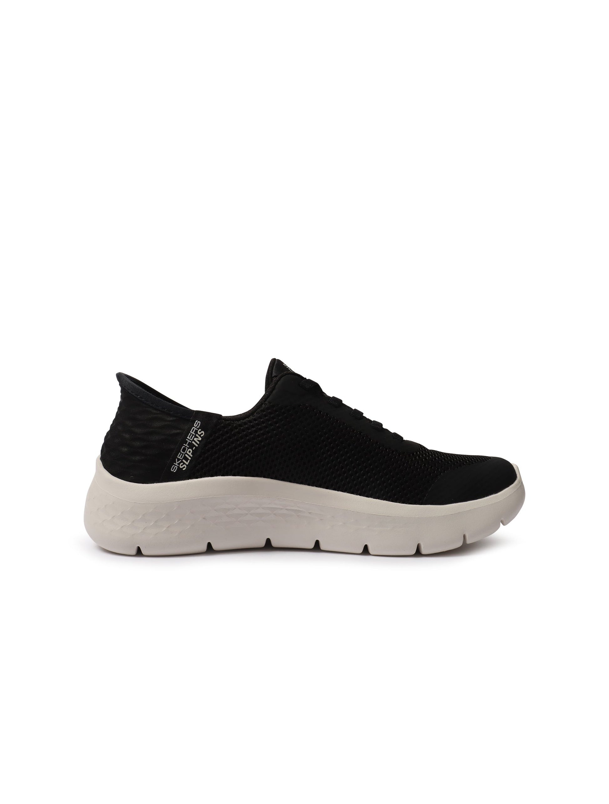 Skechers Womens Go Walk Flex Grand Entry - Black/White Denim Exchange