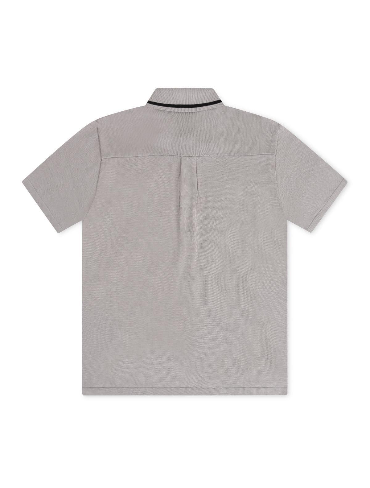 Iceberg Knitted Polo Shirt - Beige Denim Exchange