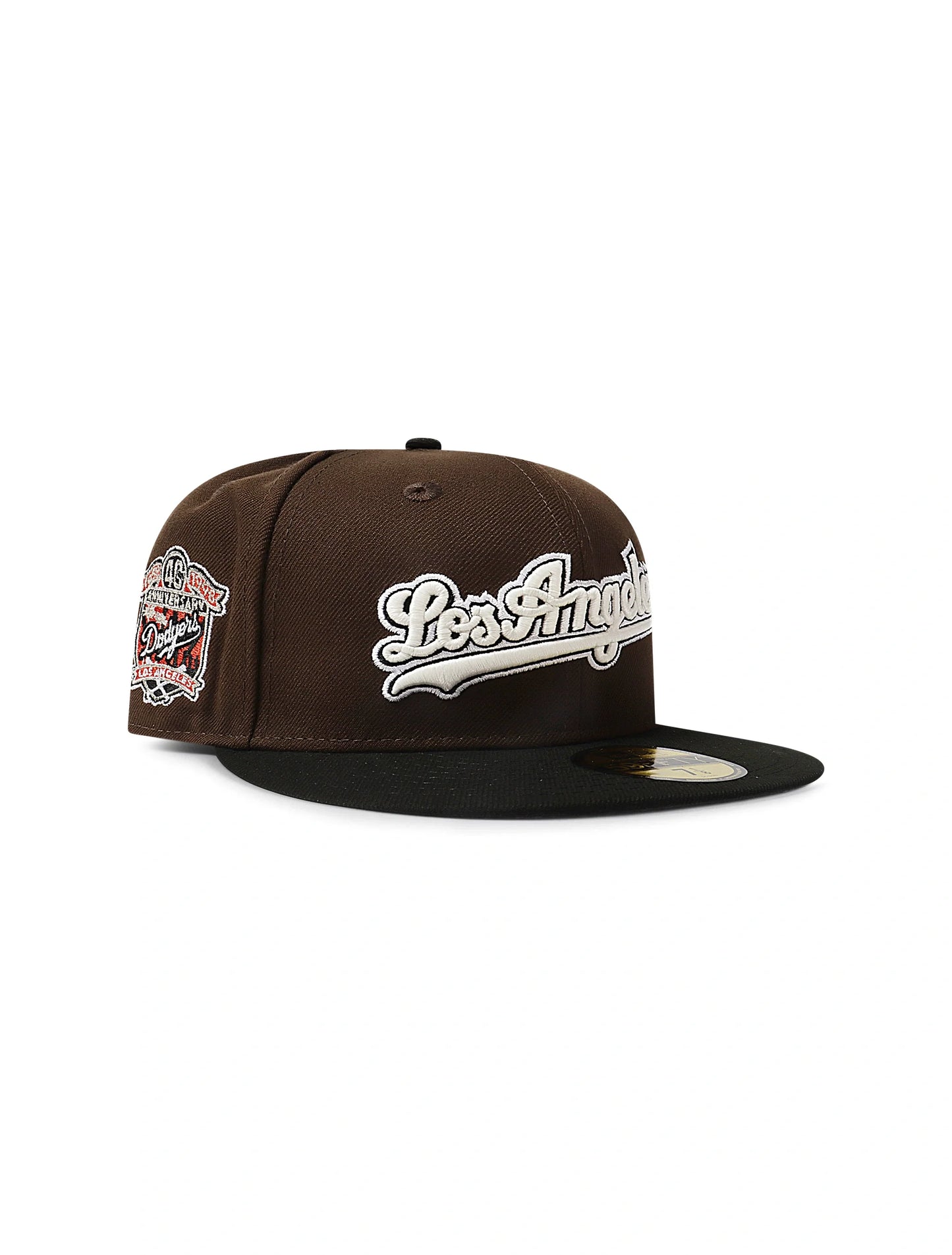 New Era 5950 Dodgers Glow in the Dark Hat - Brown/Black Denim Exchange