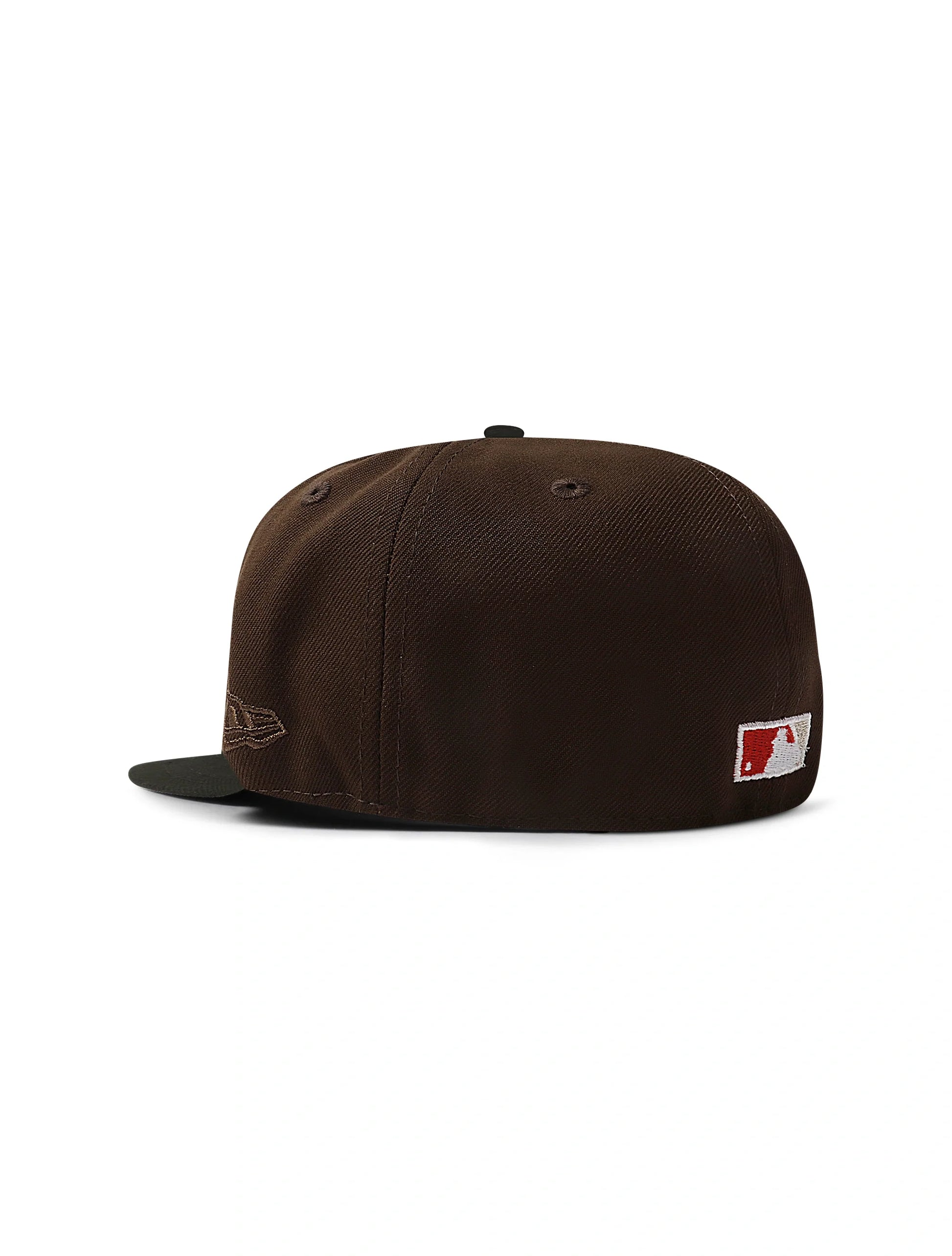 New Era 5950 Dodgers Glow in the Dark Hat - Brown/Black Denim Exchange