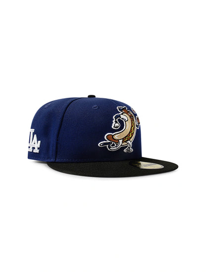 New Era 5950 LA Dodgers Mascot Hat - Blue/Black Denim Exchange