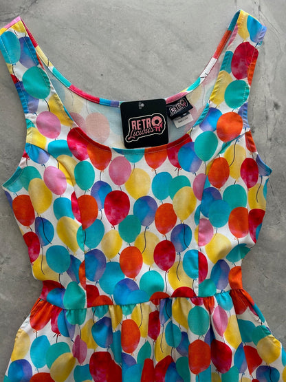 Balloons Fit & Flare Dress - Small only Retrolicious
