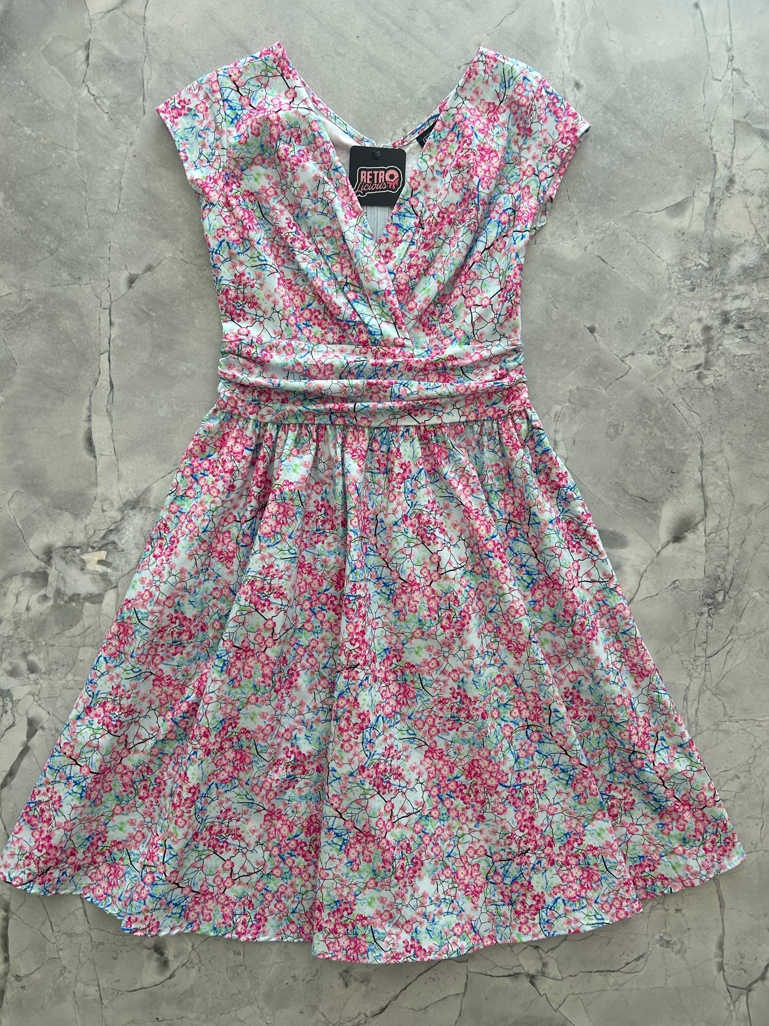 Cherry Blossom Greta Dress Retrolicious