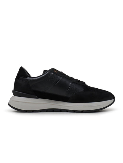 Hugo Boss Mens Jace Runn Shoes - Black Denim Exchange