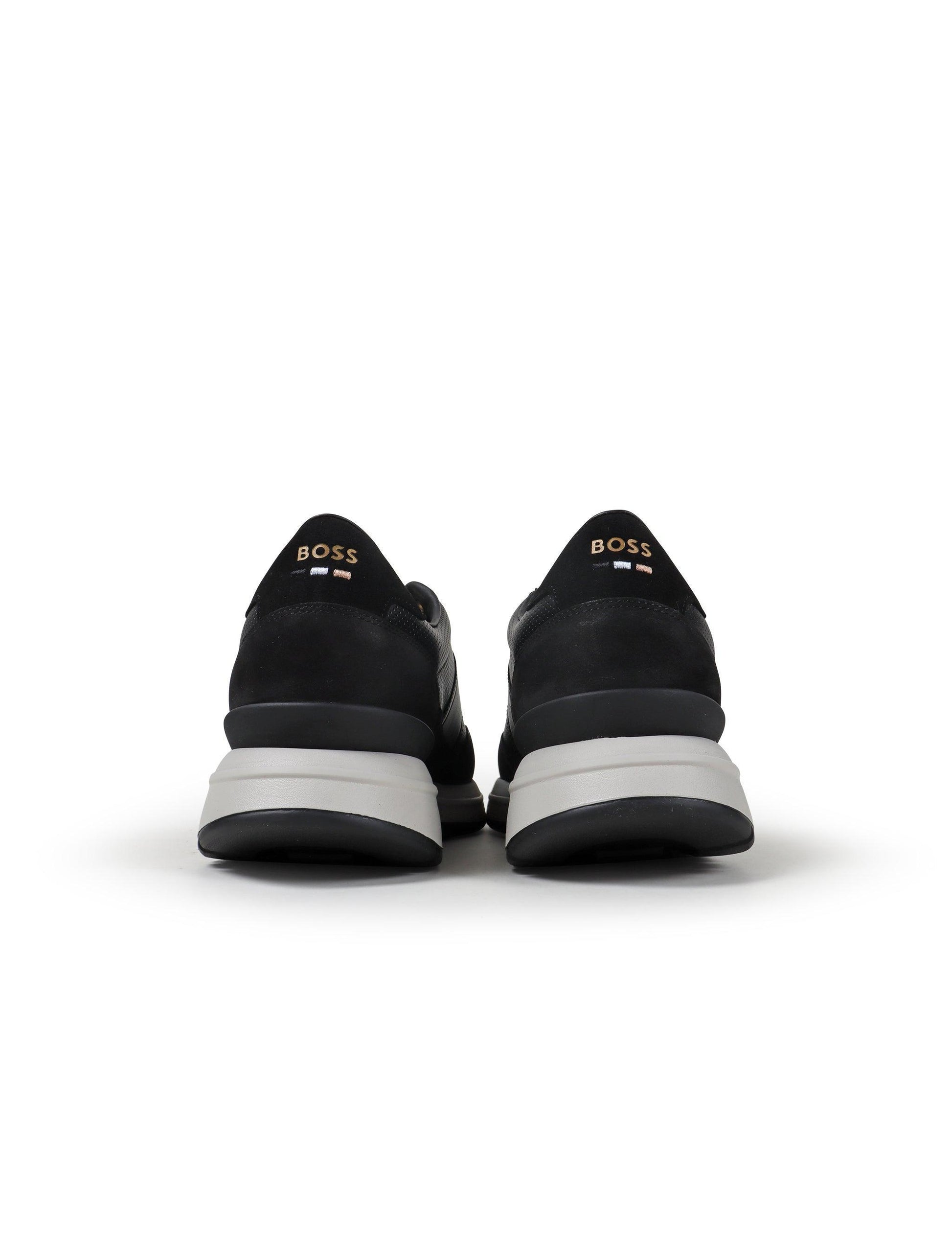 Hugo Boss Mens Jace Runn Shoes - Black Denim Exchange