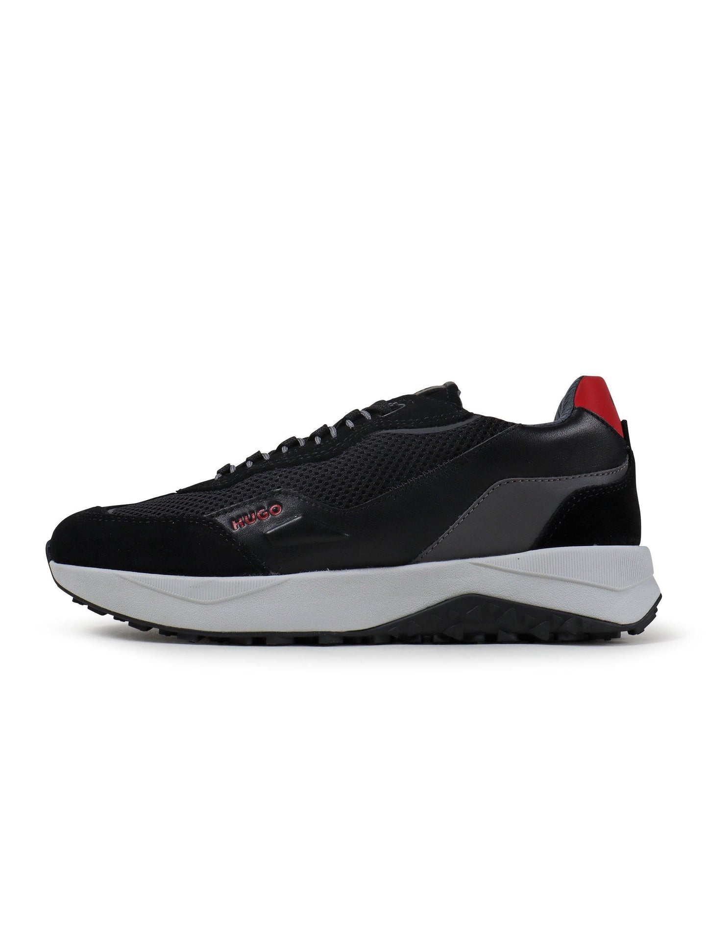 Hugo Boss Mens Kane Shoes - Black Denim Exchange