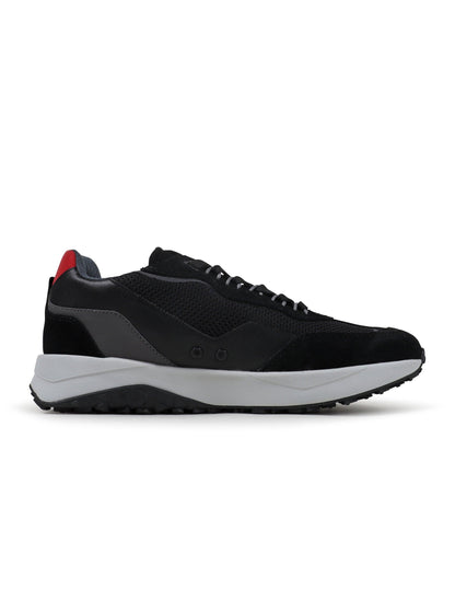 Hugo Boss Mens Kane Shoes - Black Denim Exchange