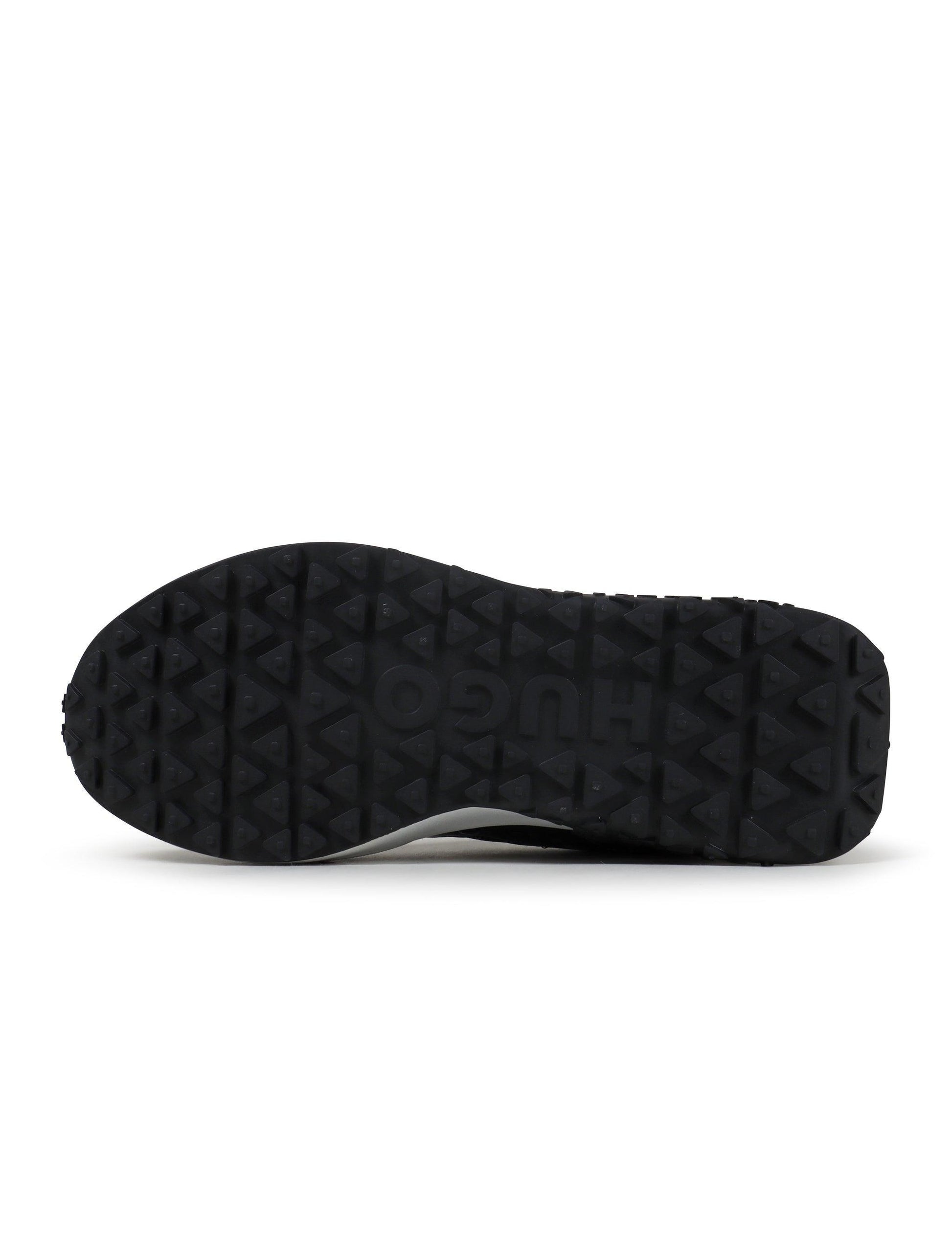 Hugo Boss Mens Kane Shoes - Black Denim Exchange
