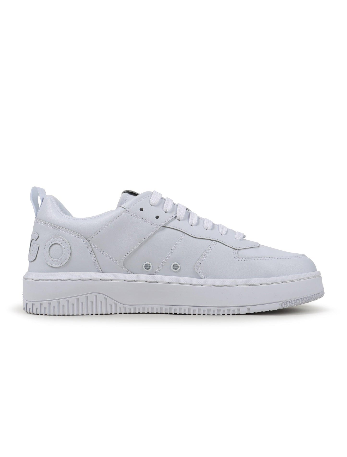 Hugo Boss Mens Kilian Tenn Shoes - White Denim Exchange