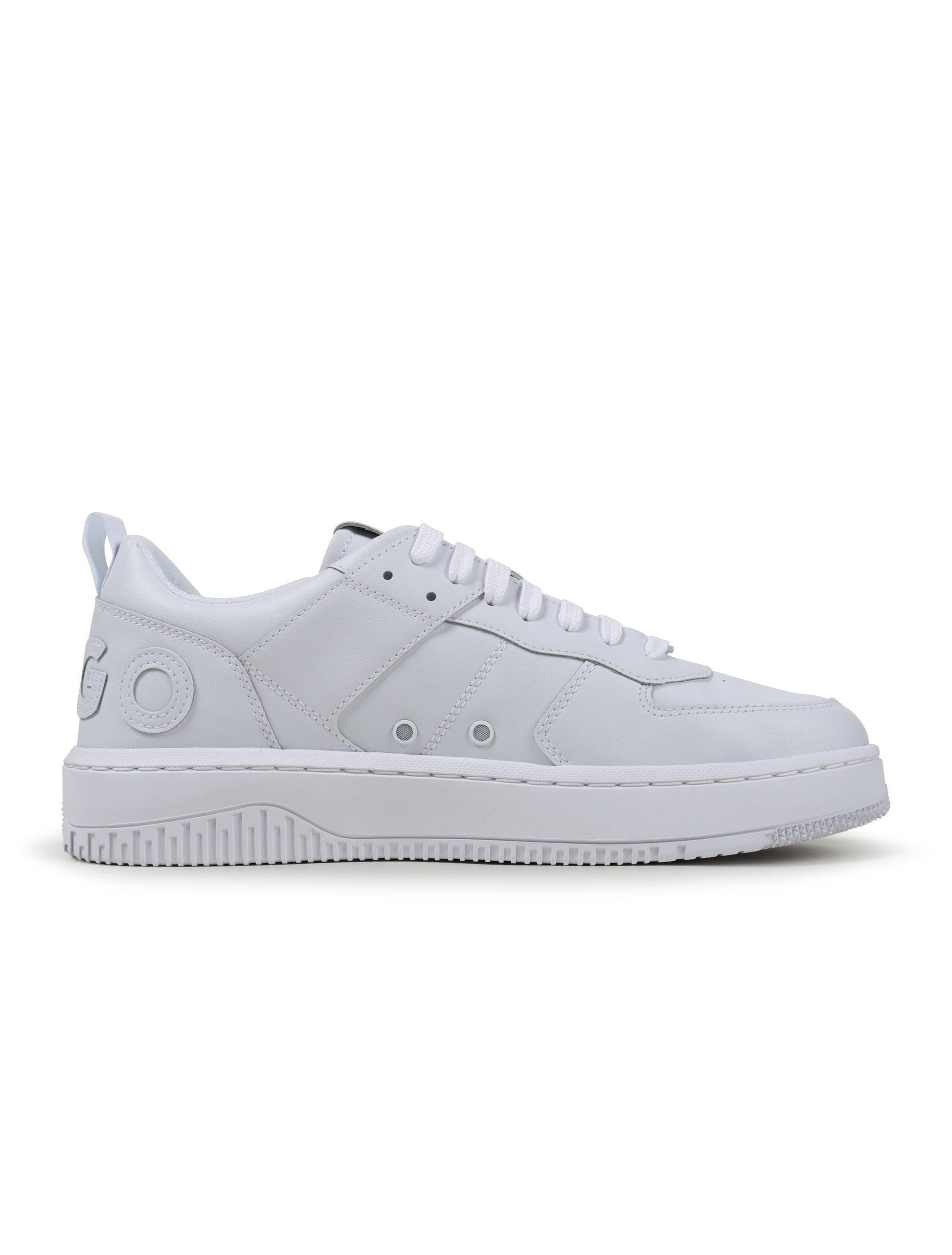 Hugo Boss Mens Kilian Tenn Shoes - White Denim Exchange