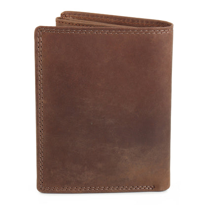 Buffalo Leather Men's Wallet - Vertical Classy Leather Bags