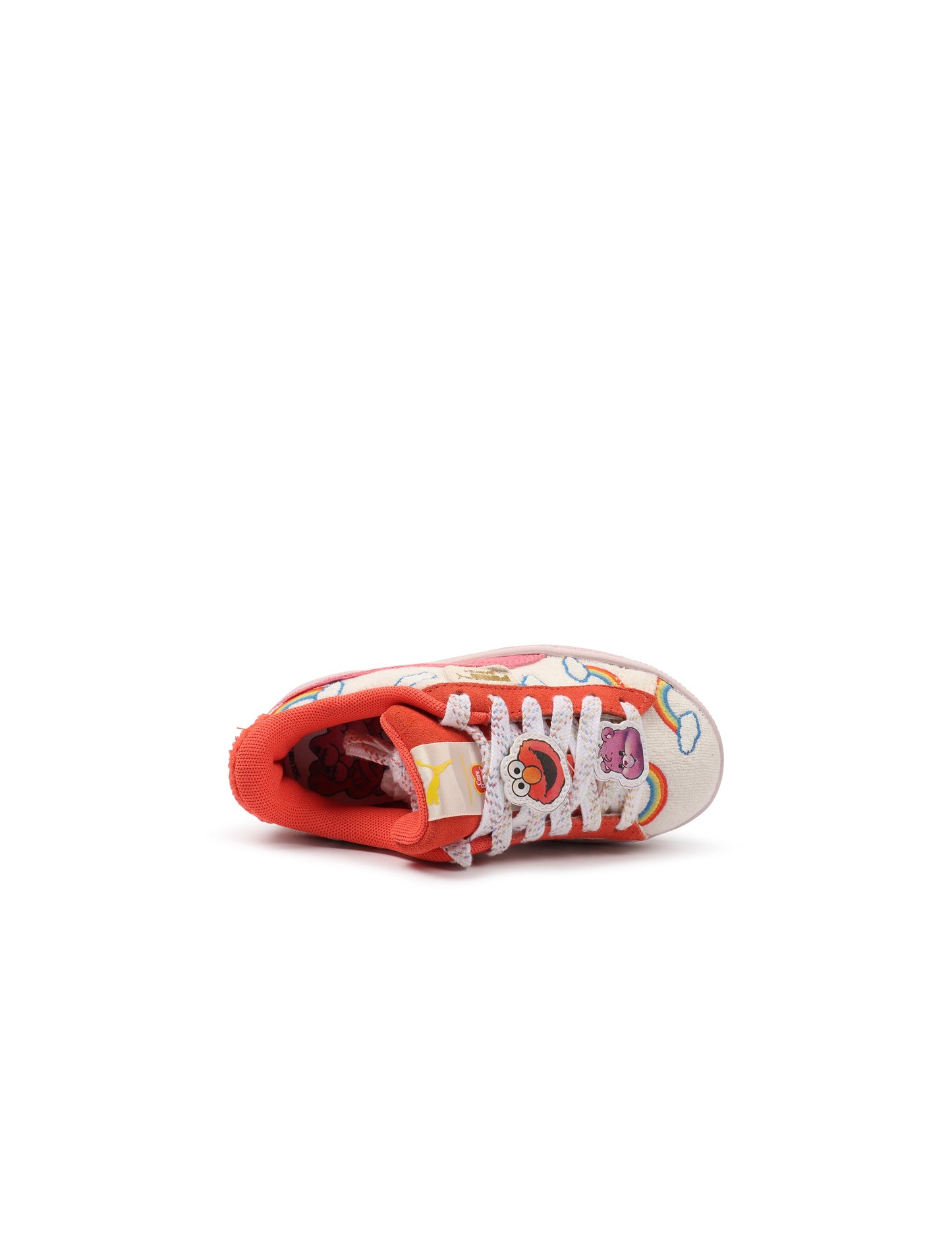 Puma (TD) Basket Elmo Cheer 2 - Red Denim Exchange