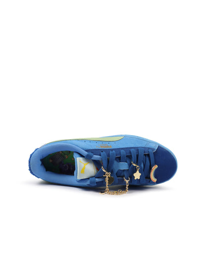 Puma Womens Basket Grumpy Grouchy - Blue/Green Denim Exchange