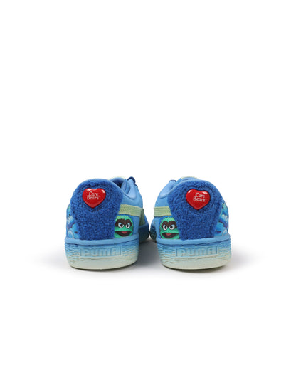 Puma Womens Basket Grumpy Grouchy - Blue/Green Denim Exchange
