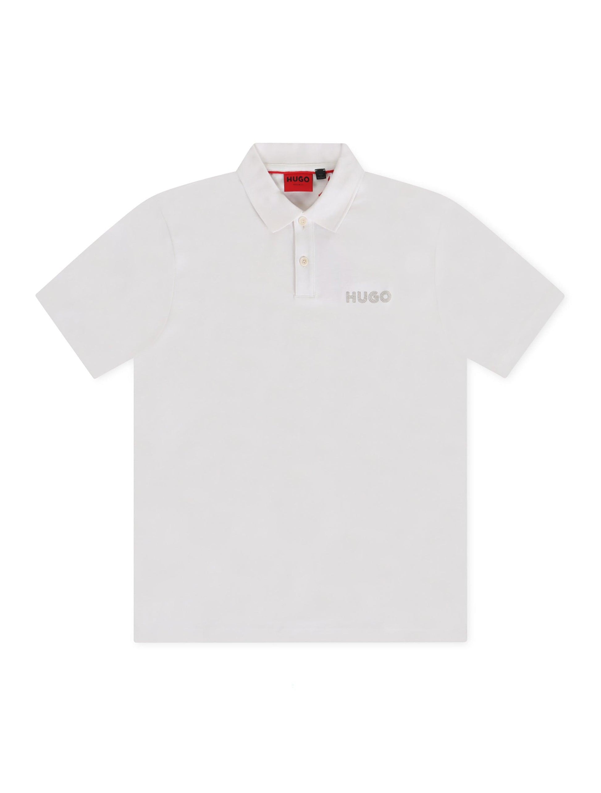 Hugo Drocholo Regular Fit Polo - Cream Denim Exchange