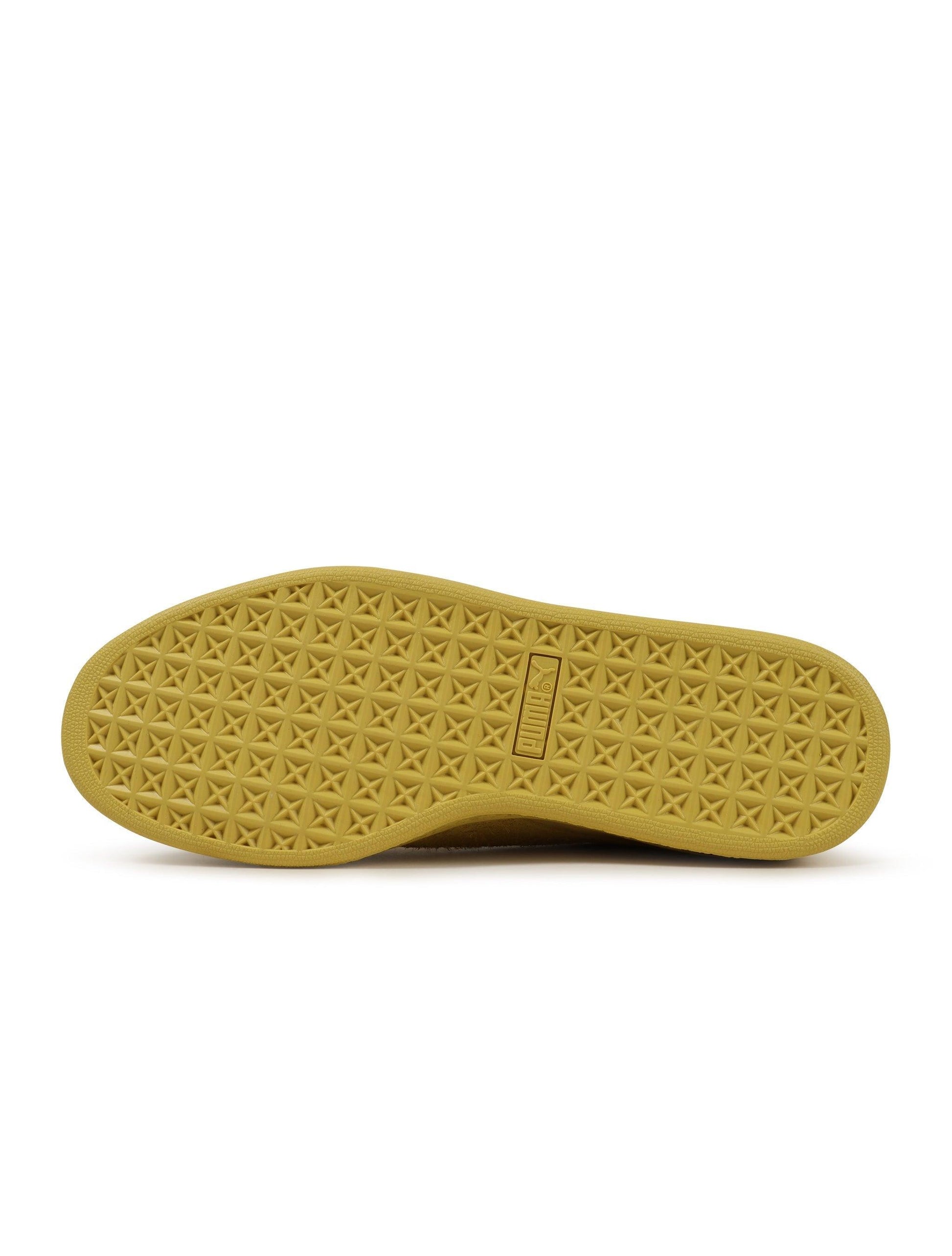 Puma Suede Love Marathon Sneaker - Yellow Denim Exchange