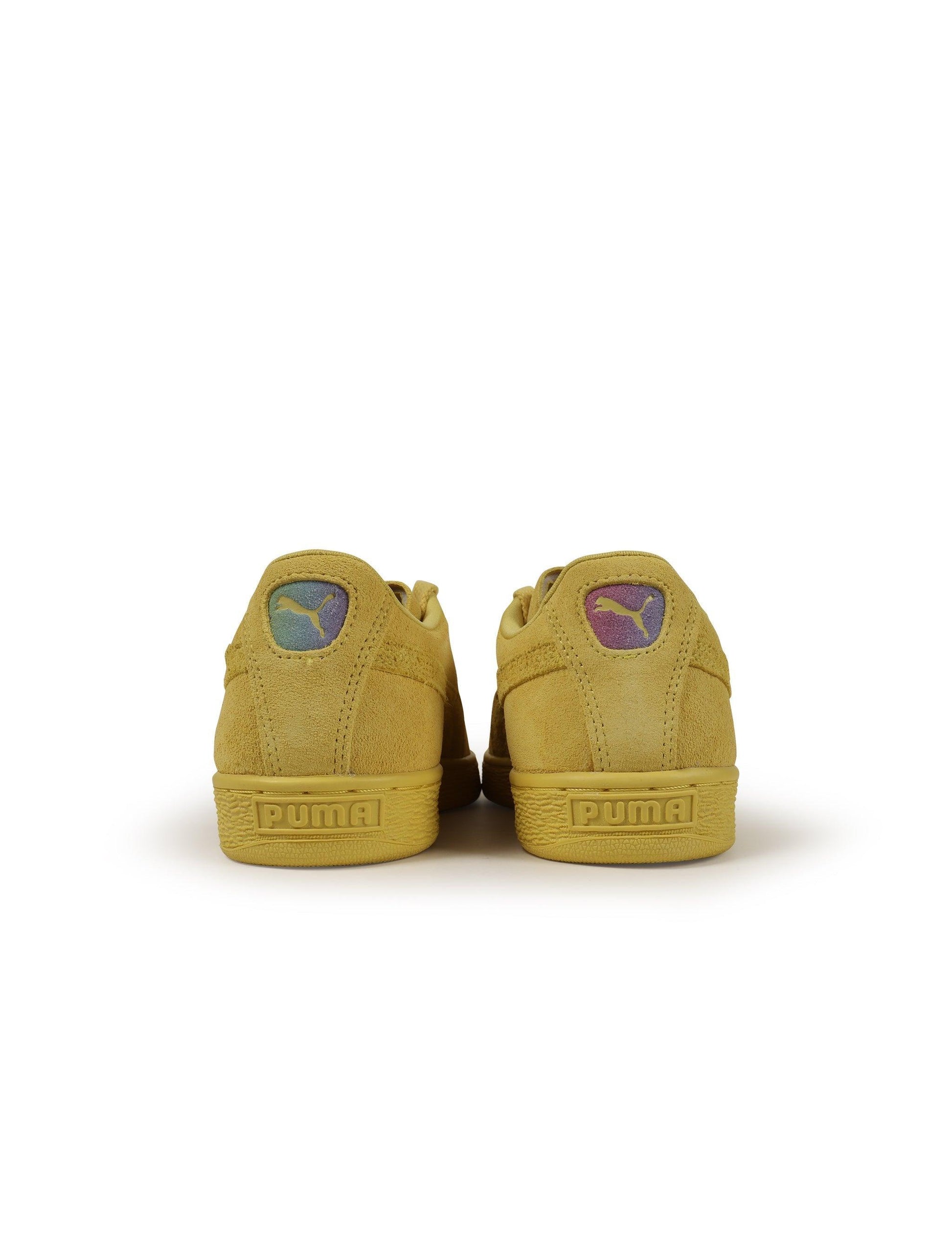 Puma Suede Love Marathon Sneaker - Yellow Denim Exchange