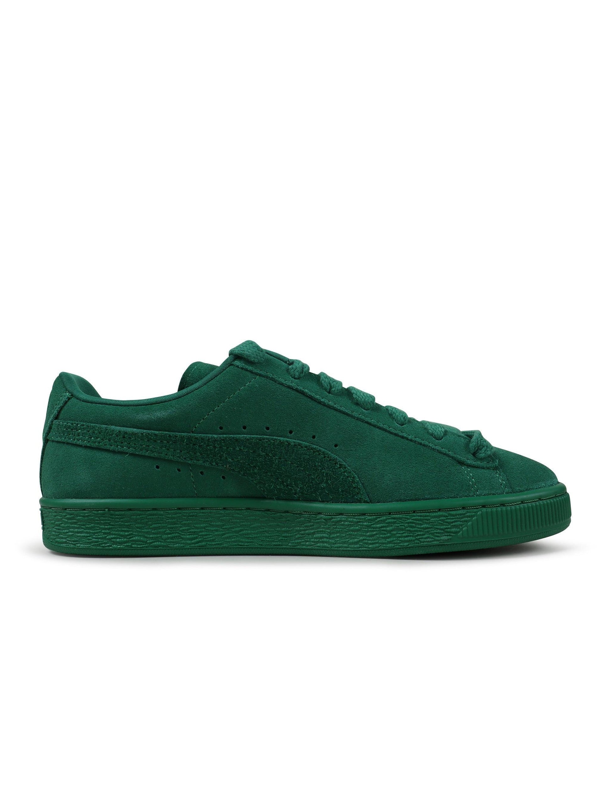 Puma Suede Love Marathon Sneaker - Green Denim Exchange