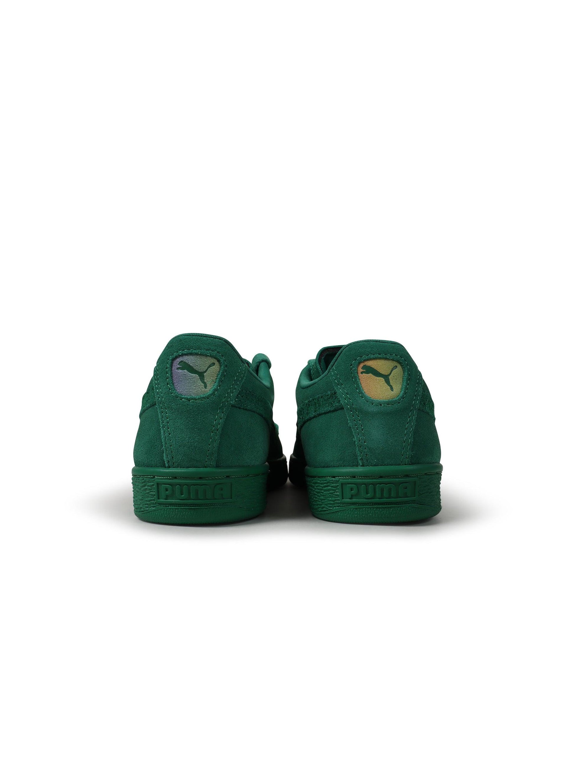 Puma Suede Love Marathon Sneaker - Green Denim Exchange