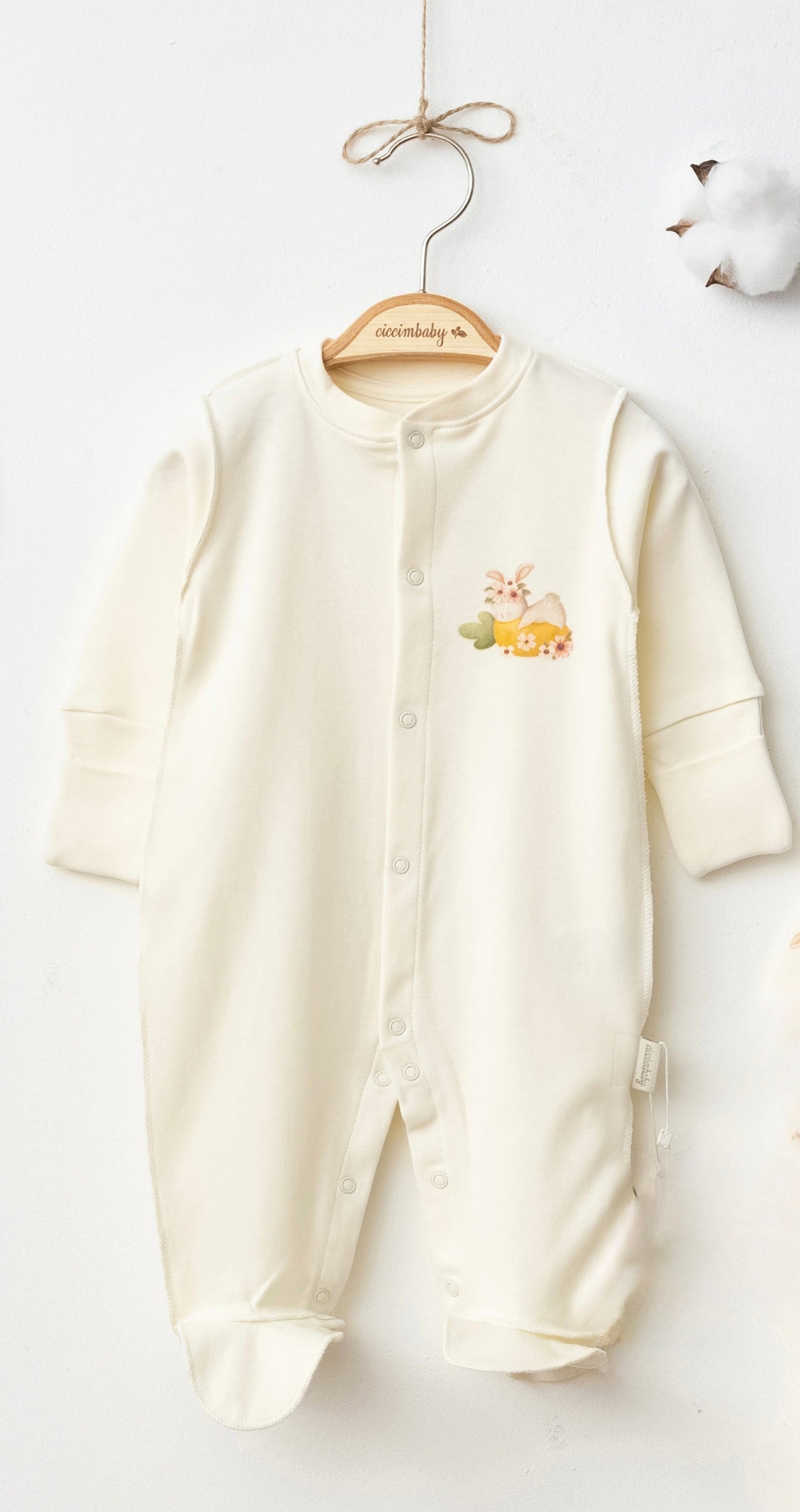 Mini Sleepy Bunny Onesie Honey and Hive